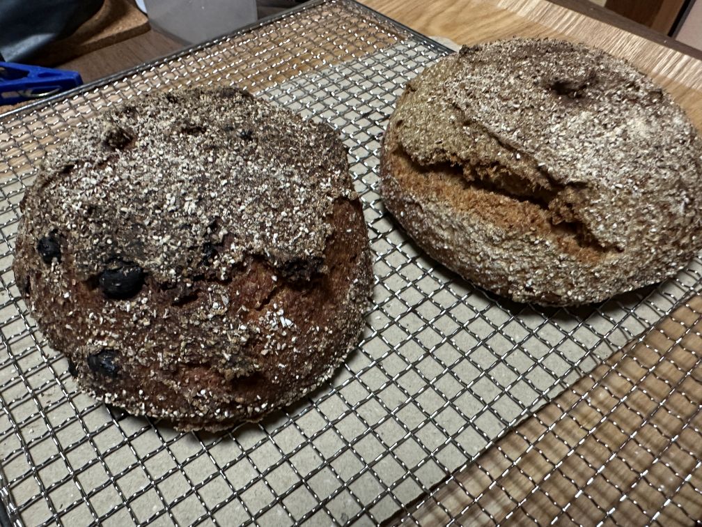 とりあえずパンは焼いている