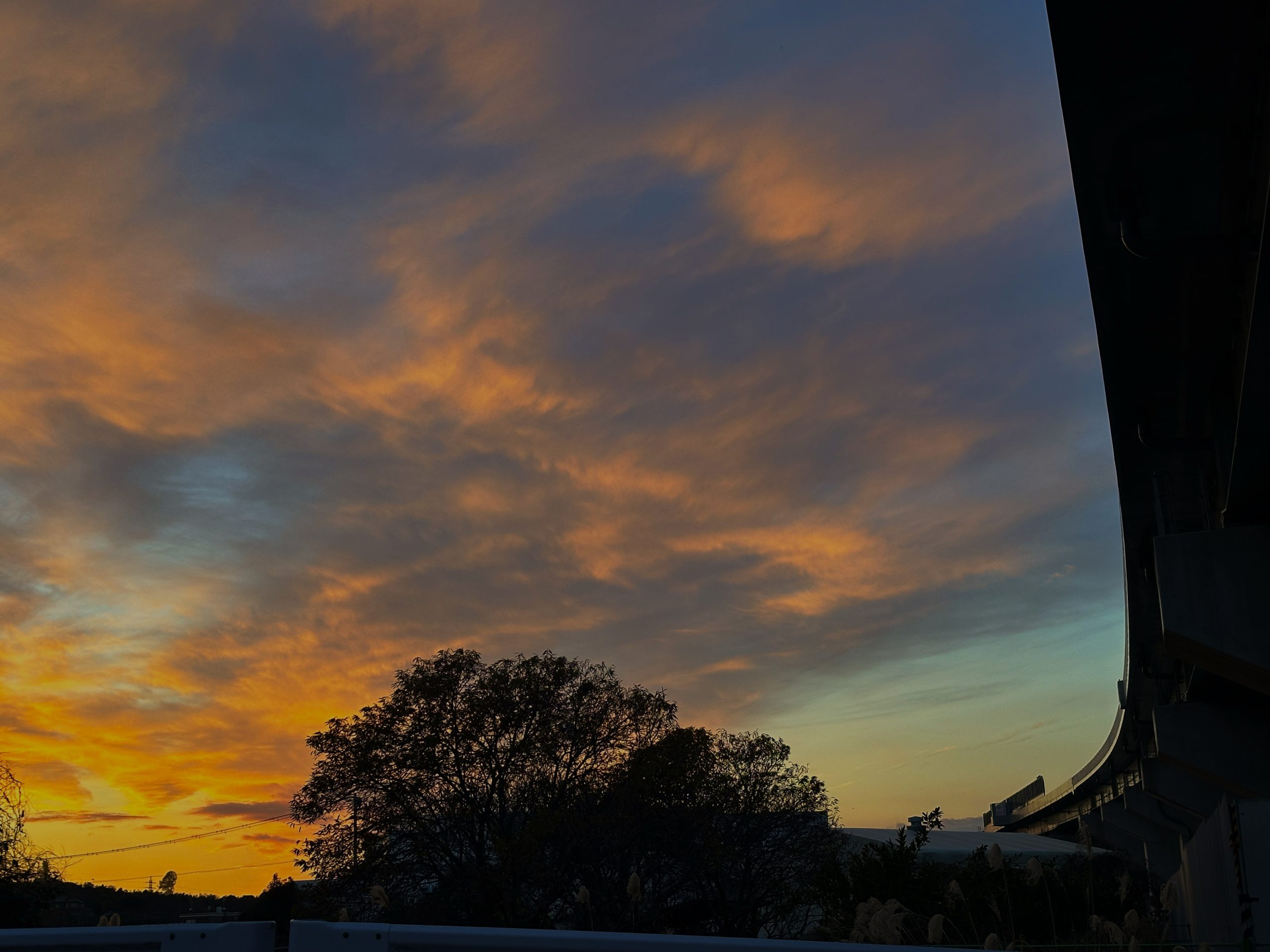 街の夕暮れ（12/31）