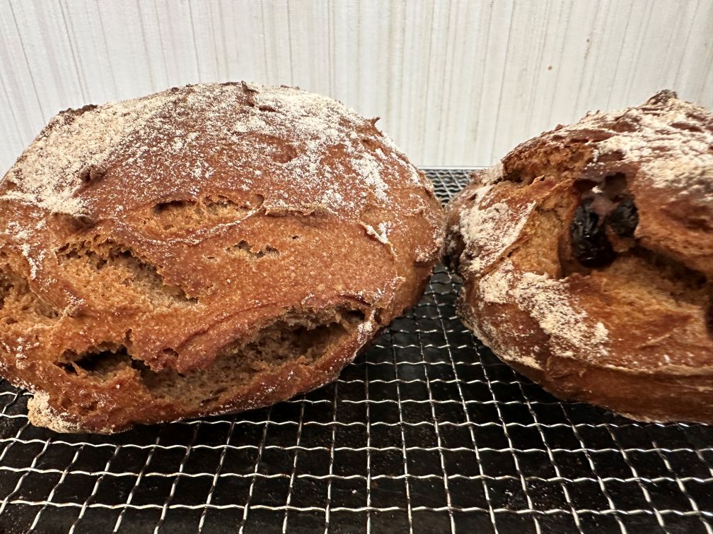 休みの朝にパンを焼く（1/31）