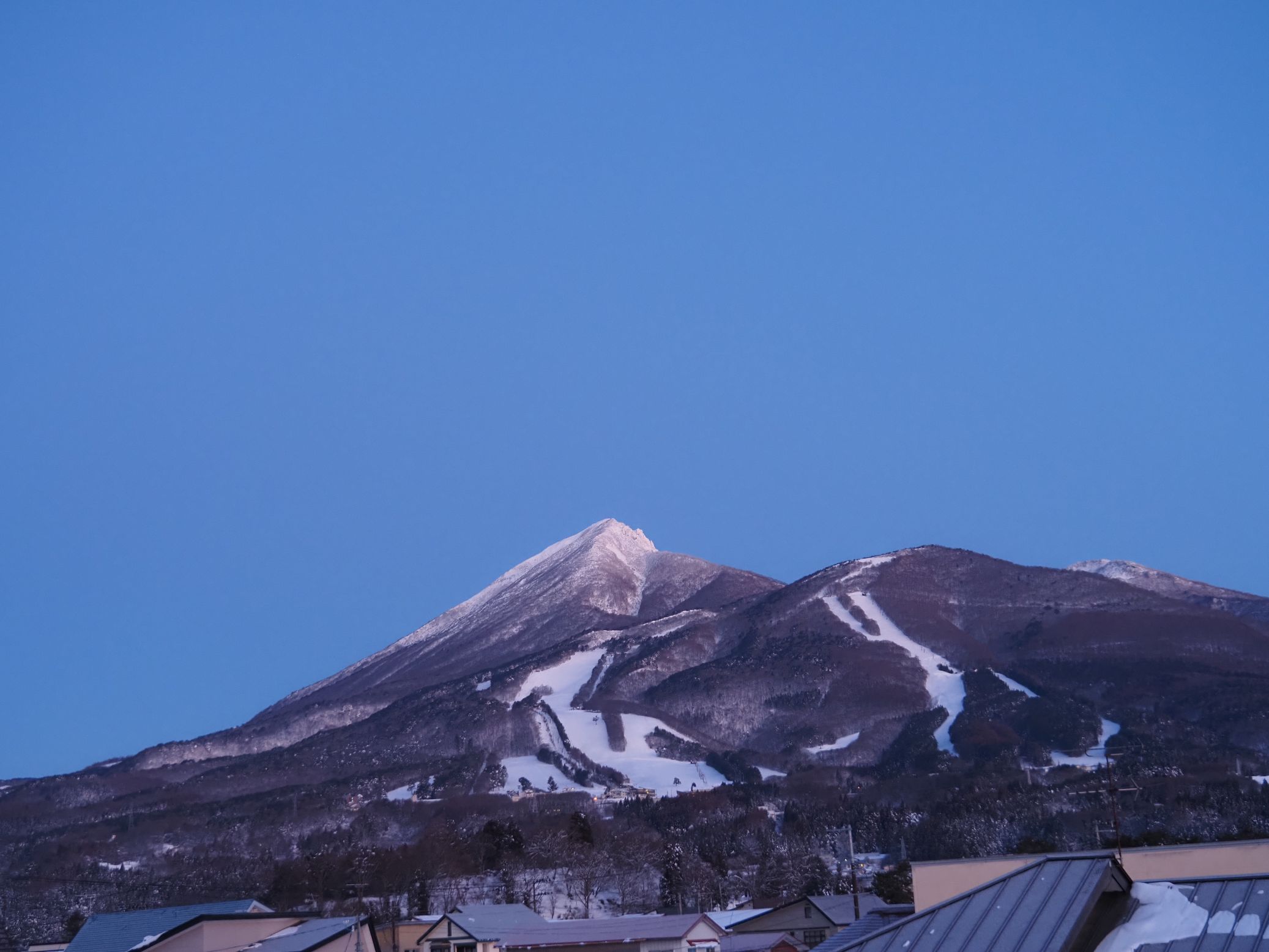 いつもの朝の磐梯山（1/7）