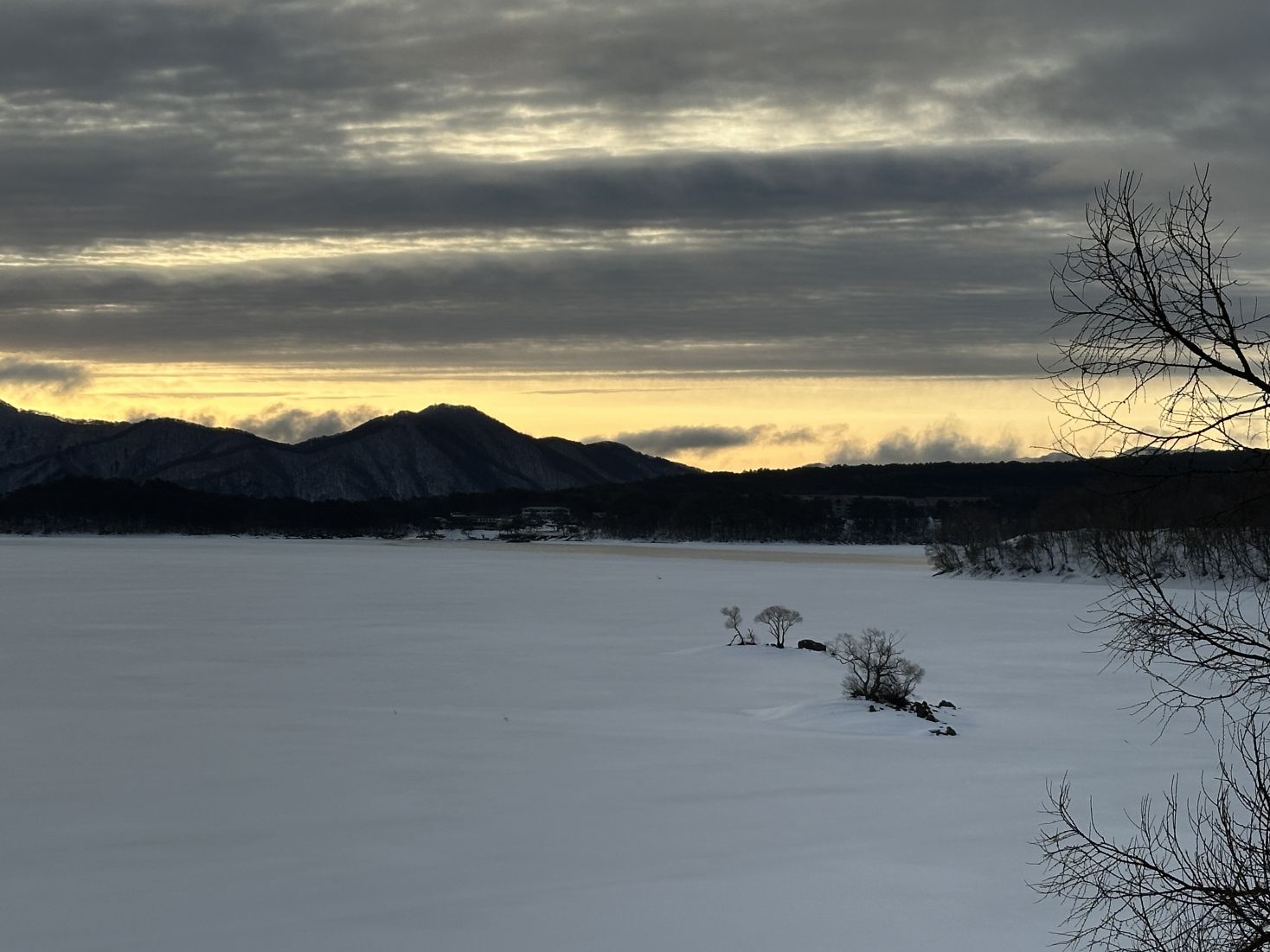 ちょっと桧原湖（3/15）