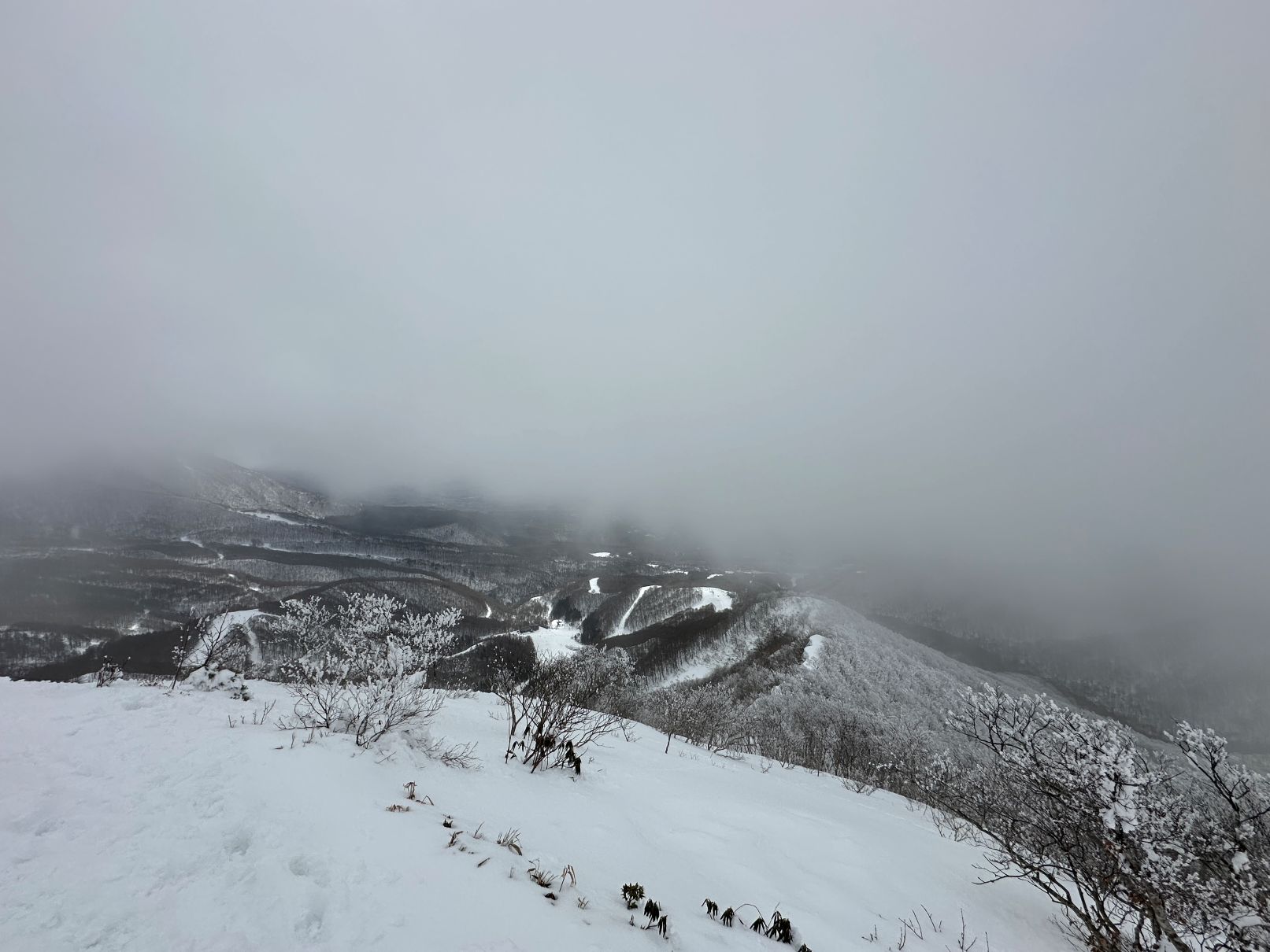 雄国沼から猫魔ヶ岳（3/15）