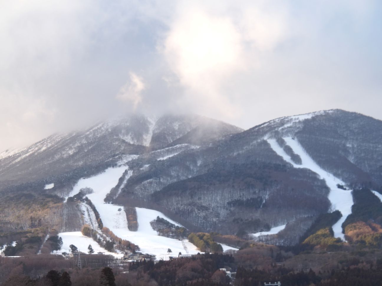 雪がちょっと戻る（3/4）